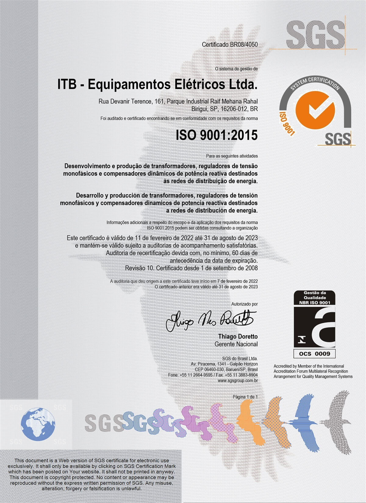 certificado-iso-9001-itb-transformadores